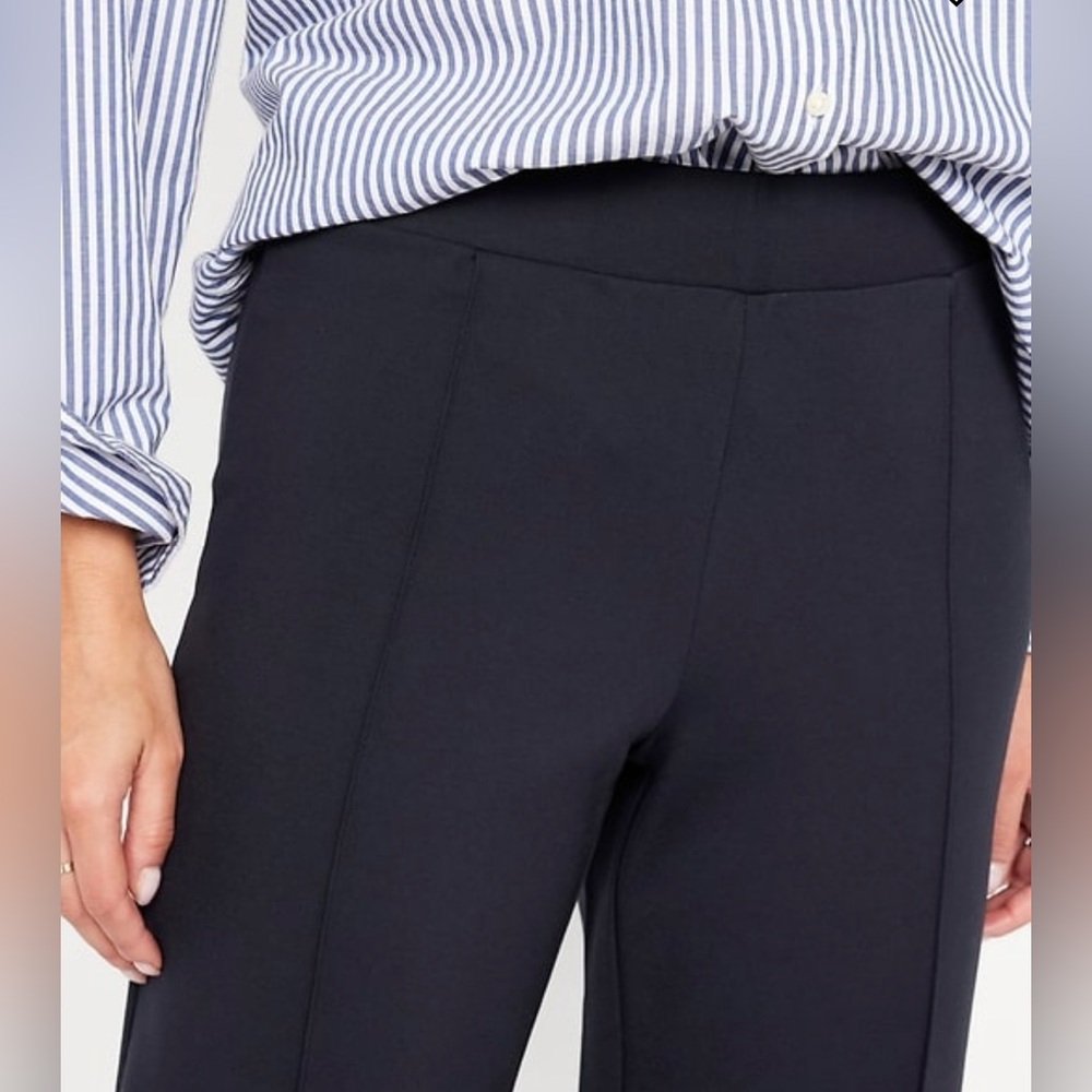 Old Navy Stevie Straight - Petite Navy Dress Pants Formal Wear - Picture 6 of 13